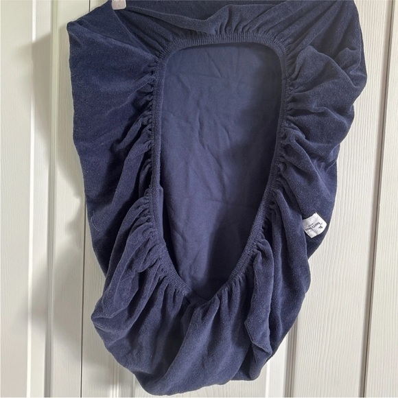 Lot of 2 Changing Pad Covers - Navy , grey/white stripes - Picture 5 of 8